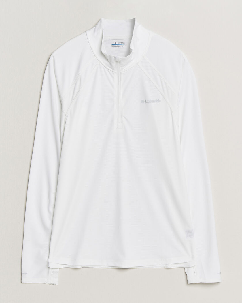 Columbia Stealth Spring Half-Zip T-Shirt White – Blanc