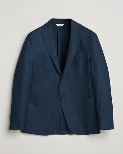 Boglioli K Jacket Jersey Blazer Navy – Bleu