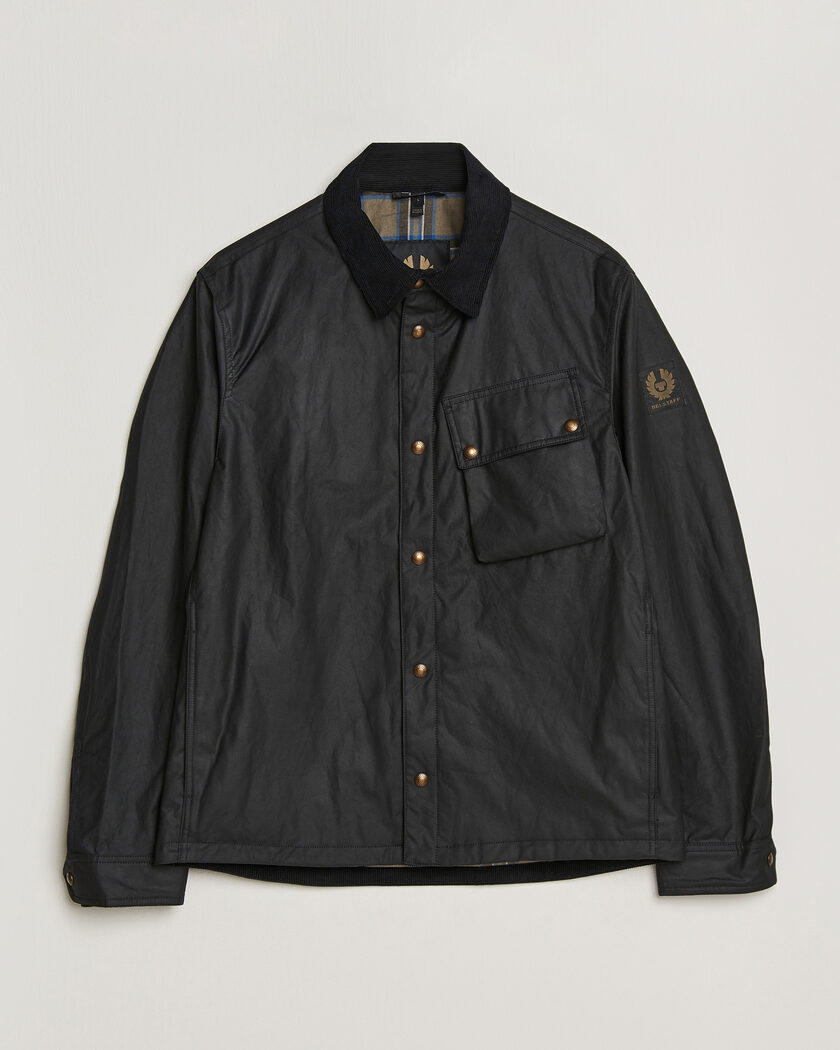 Belstaff Ground Wax Jacket Black – Noir