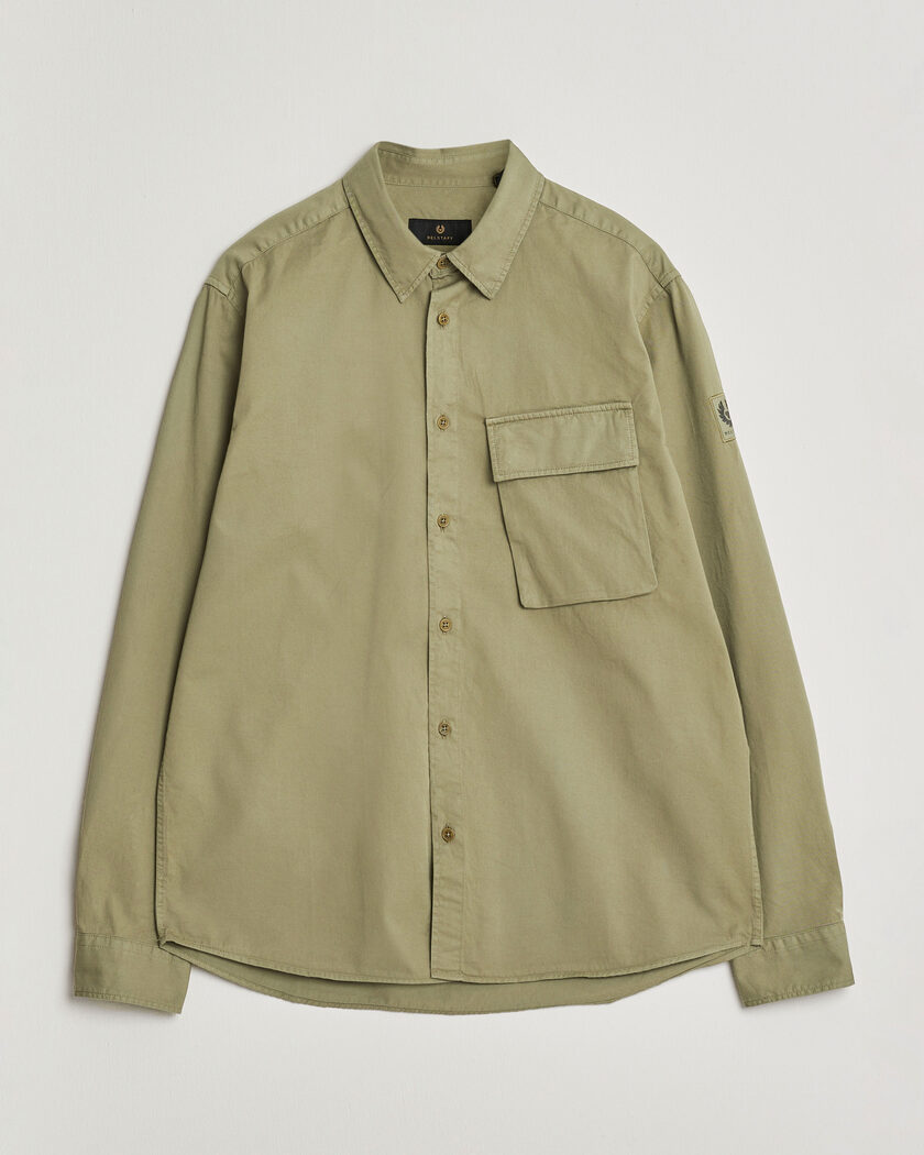 Belstaff Scale Pocket Shirt Fatigue Green – Groen