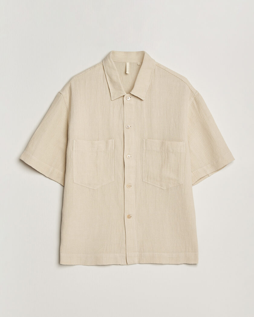 Sunflower Adam Short Sleeve Shirt Off White – Wit