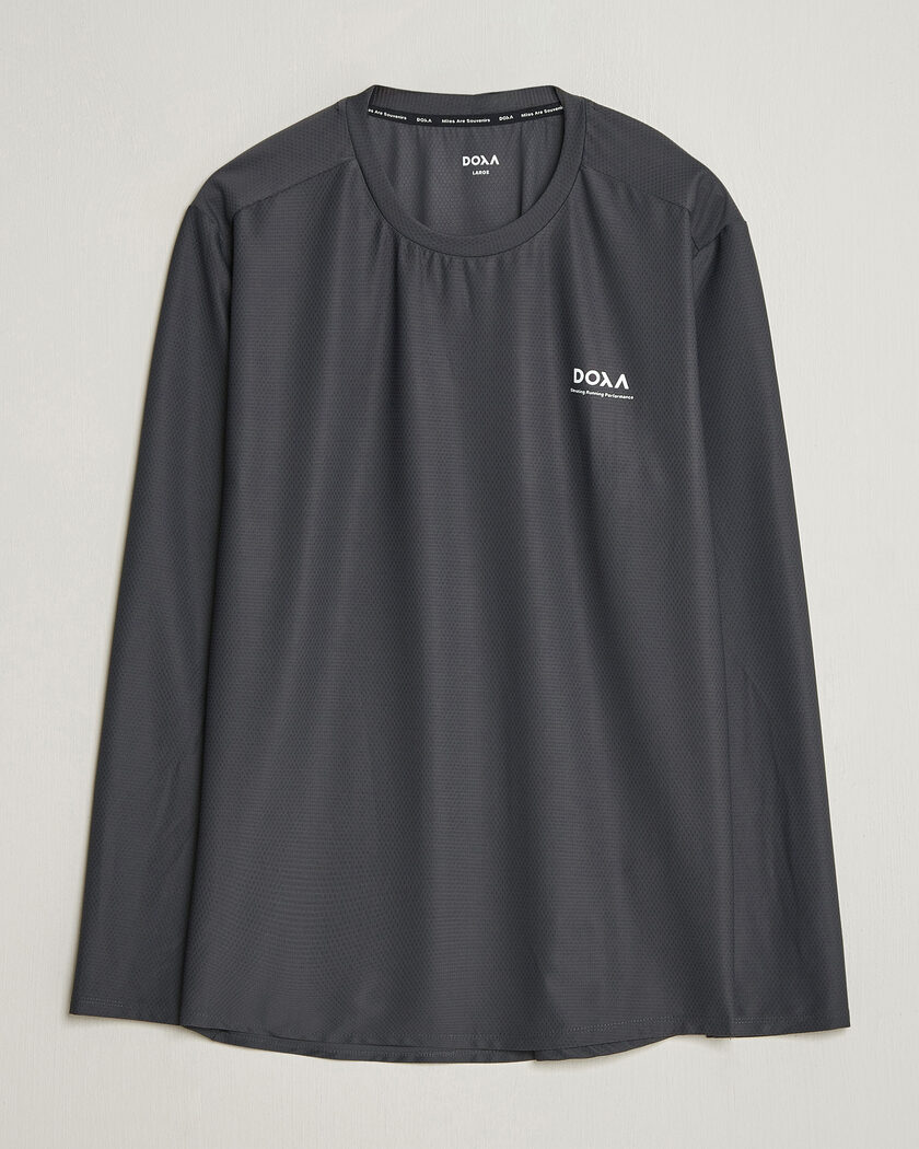 DOXA Rerun Long Sleeve T-Shirt Raven – Zwart
