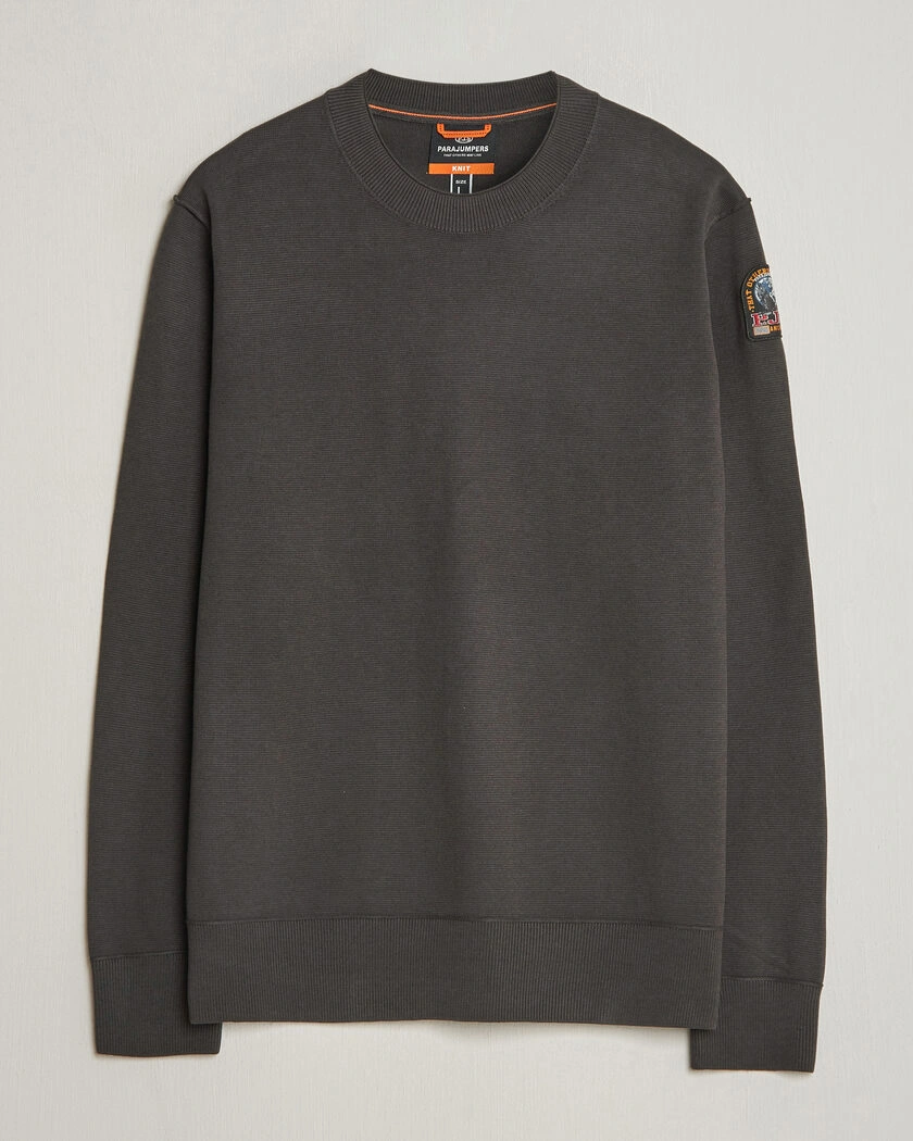 Parajumpers Basic Braw Knitted Sweater Off Black – Zwart