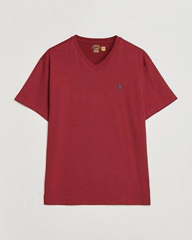 Polo Ralph Lauren V-Neck T-Shirt Heritage Red – Rood
