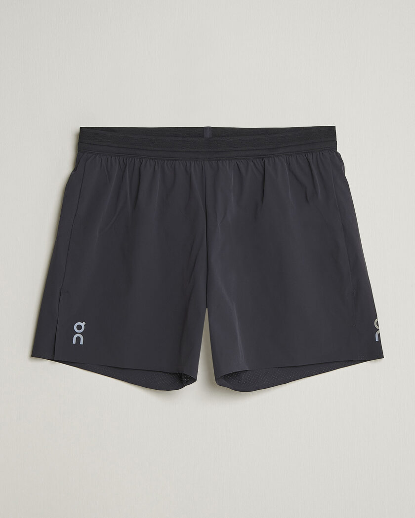 On 5 Inch Performance Shorts Black – Zwart