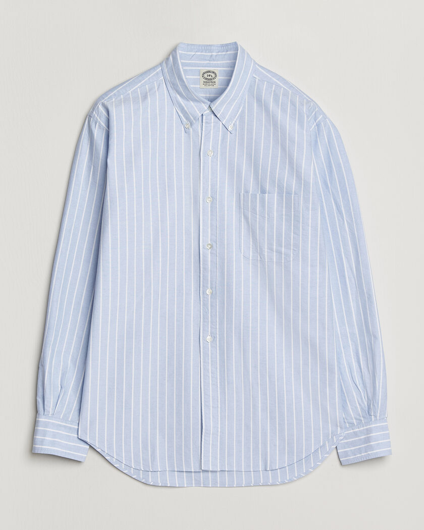 Kamakura Shirts Vintage Ivy Oxford BD Shirt Blue Blazer Stripe – Bleu