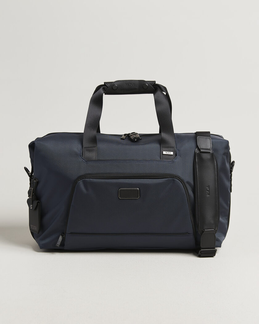 TUMI Alpha 4 Double Expansion Duffle Bag Navy – Blauw