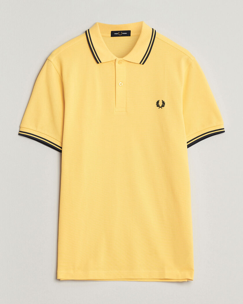Fred Perry Twin Tipped Polo Shirt Lemon Yellow – Jaune