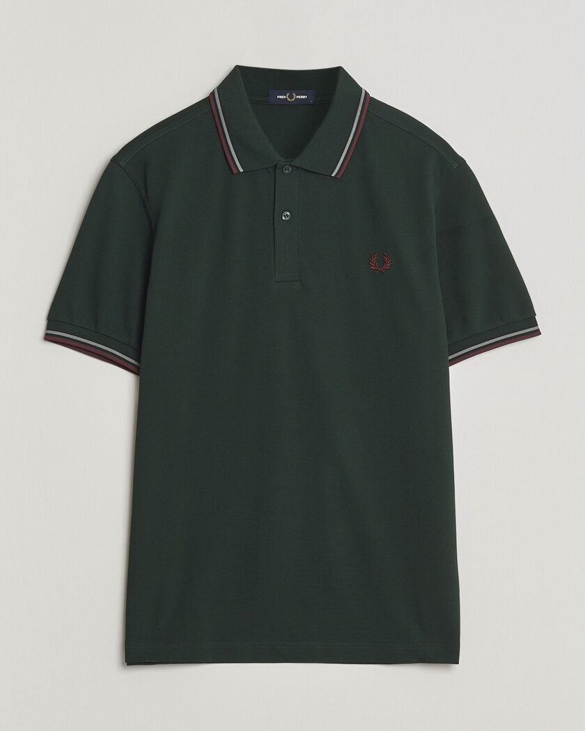 Fred Perry Twin Tipped Polo Shirt Grassroots Green – Vert