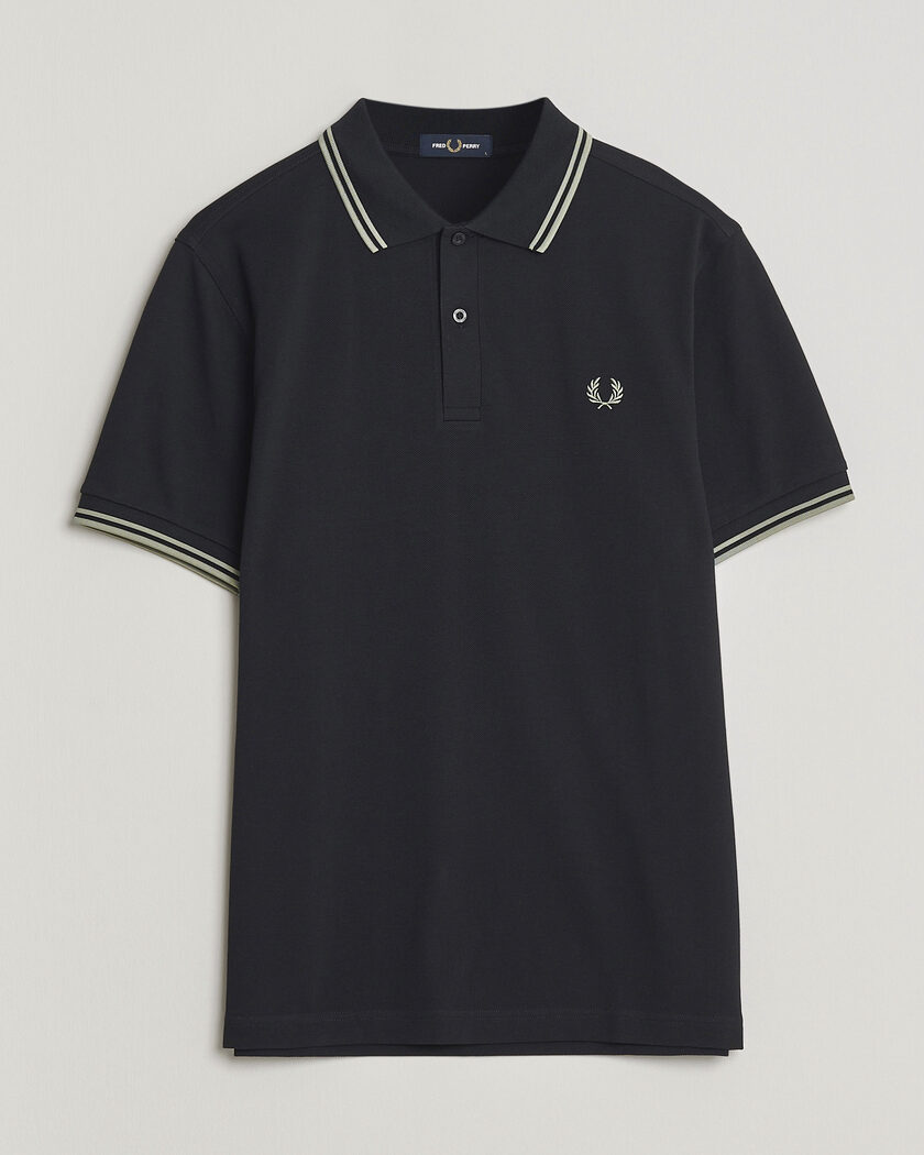 Fred Perry Twin Tipped Polo Shirt Navy – Bleu