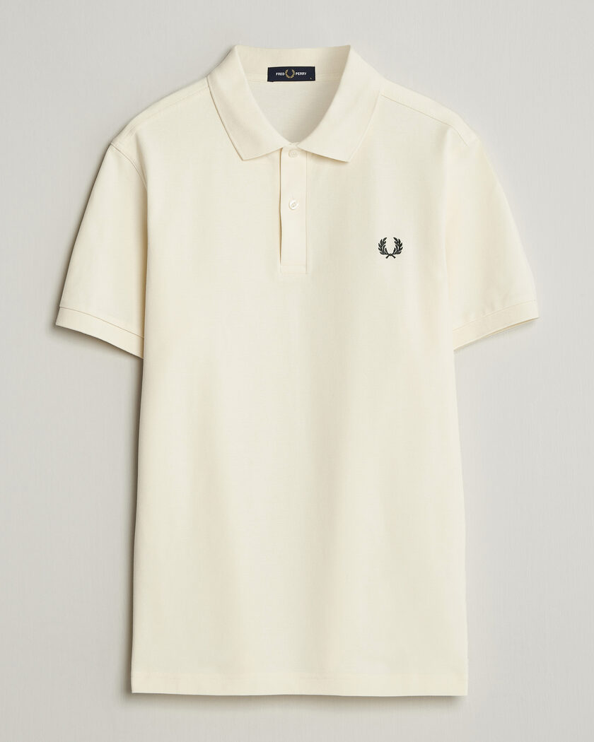Fred Perry Plain Polo Ecru – Blanc