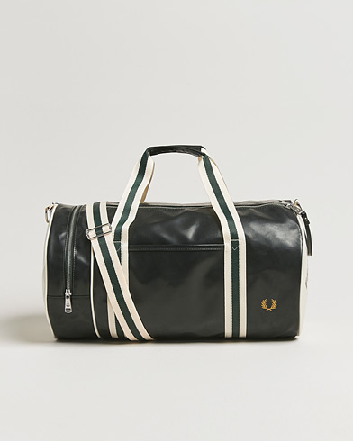 Fred Perry Classic Barrel Bag Grassroots Green/Ecru – Vert