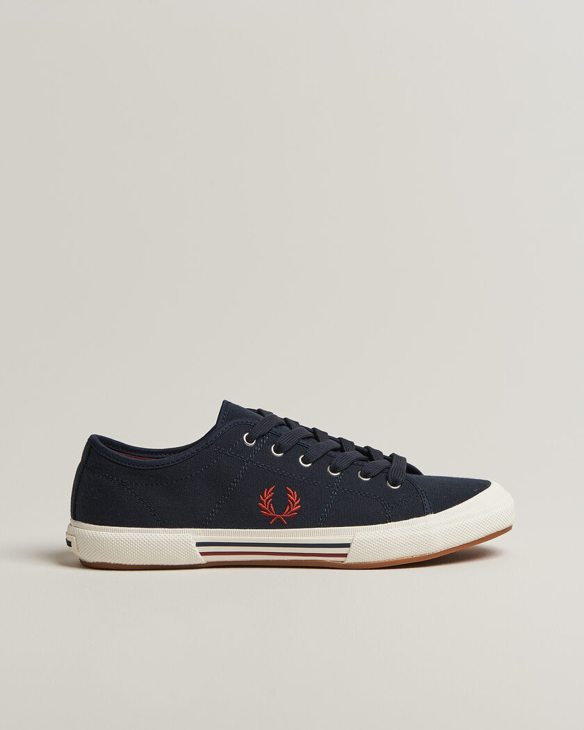 Fred Perry B708 Vintage Tennis Sneaker Navy – Blauw