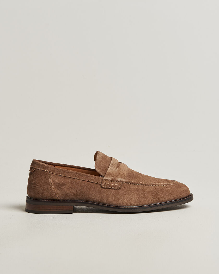 GANT Lozham Suede Loafer Warm Khaki – Beige