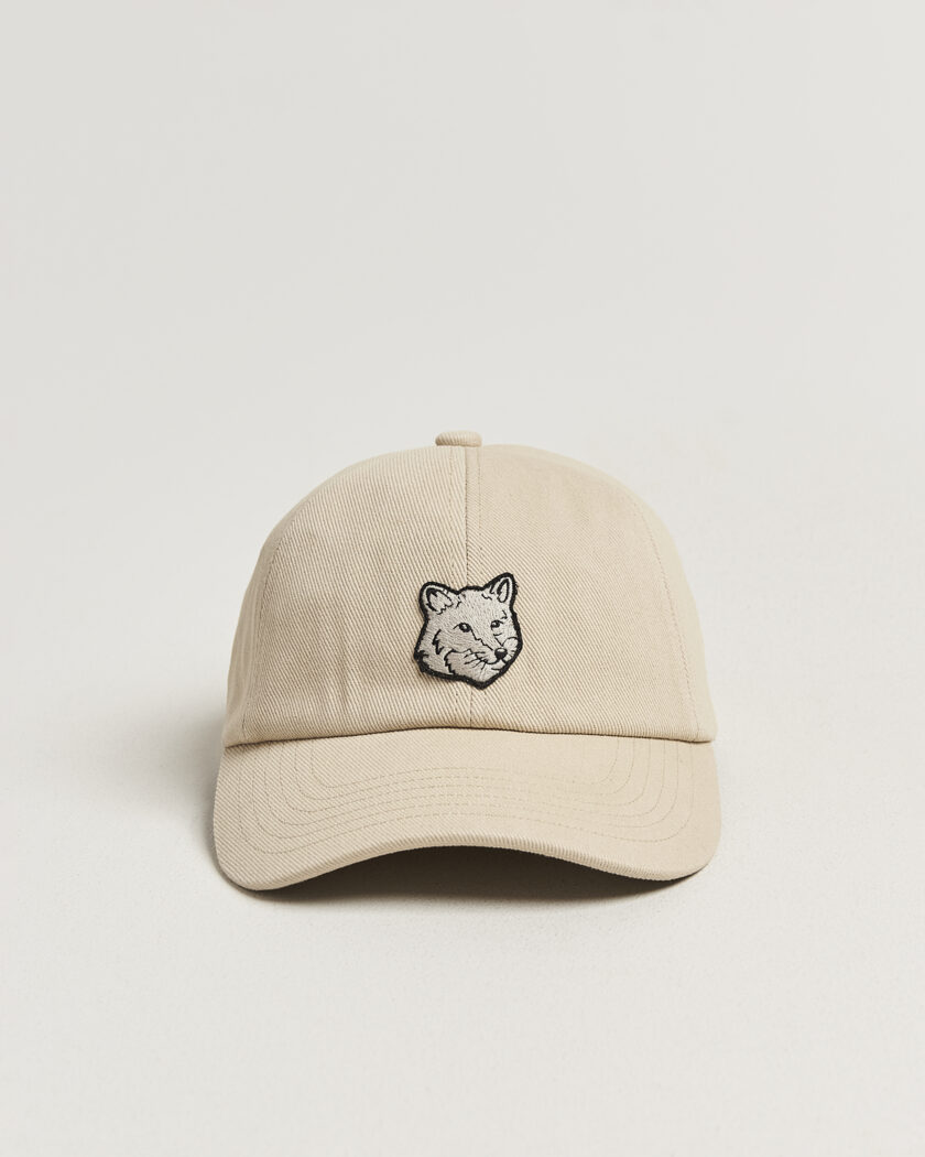 Maison Kitsuné Tonal Fox Head Cap Tea Leaf – Groen