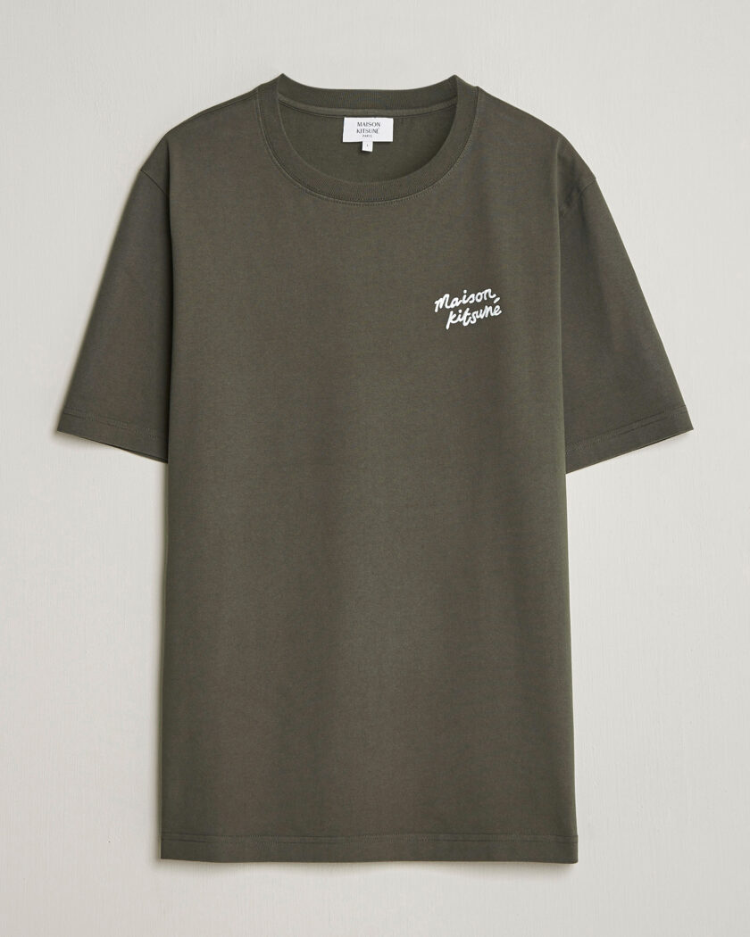 Maison Kitsuné Handwriting T-Shirt Beluga – Bruin