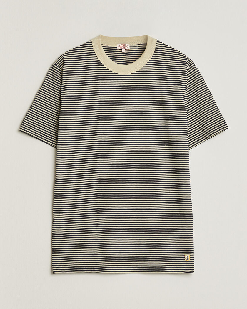 Armor-lux Callac Héritage Stripe T-Shirt Gravel/Marine Deep – Meerkleurig