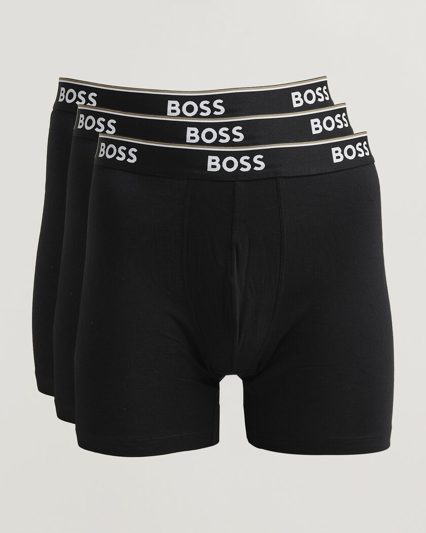 BOSS BLACK 3-Pack Long Leg Boxer Black – Noir