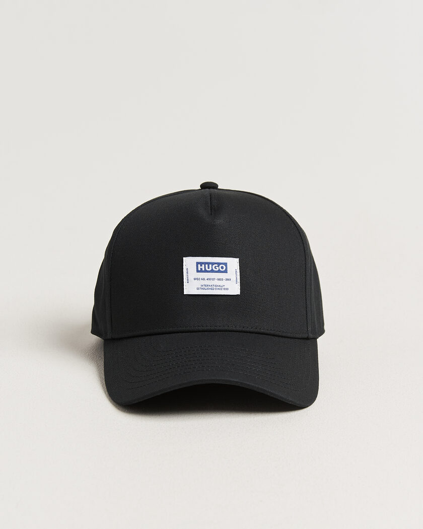HUGO Merk Logo Cap Black – Zwart