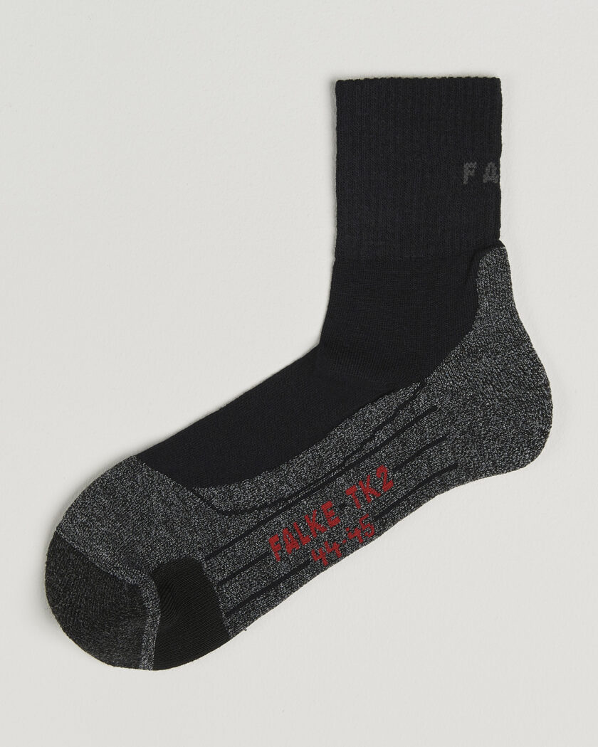Falke Sport TK2 Explore Short Trekking Socks Black Mix – Noir