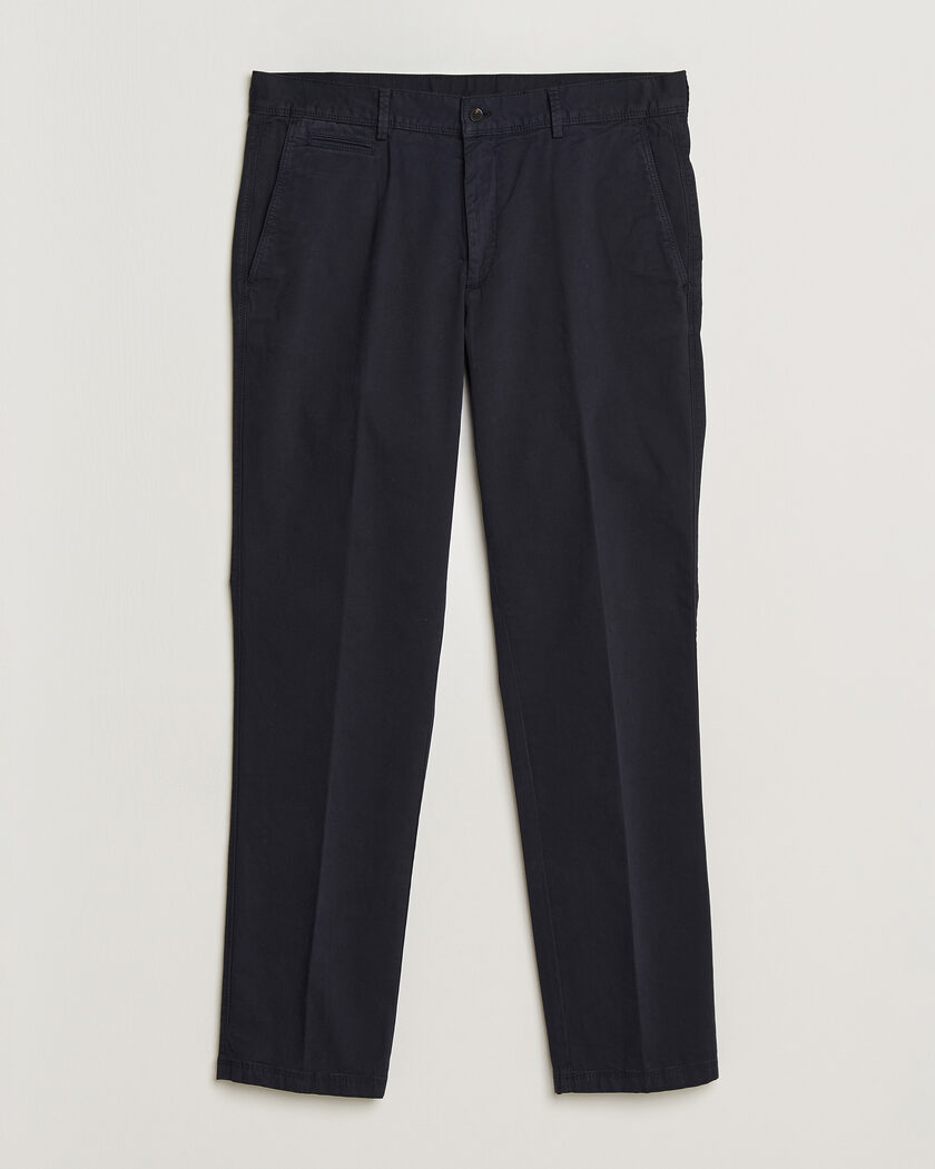 Oscar Jacobson Danik Cotton Trousers Navy – Bleu