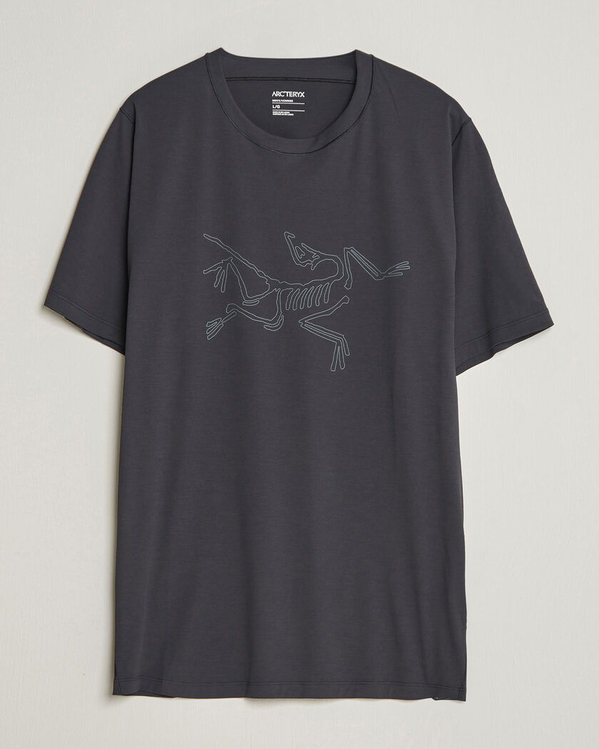 Arc'teryx Cormac Bird Logo Crew Neck T-Shirt Black – Zwart