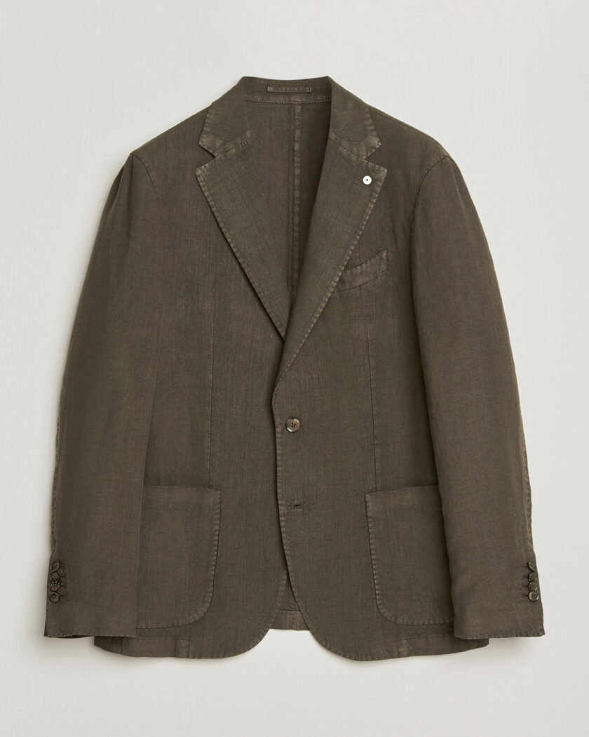L.B.M. 1911 Jack Regular Fit Linen Blazer Brown – Bruin