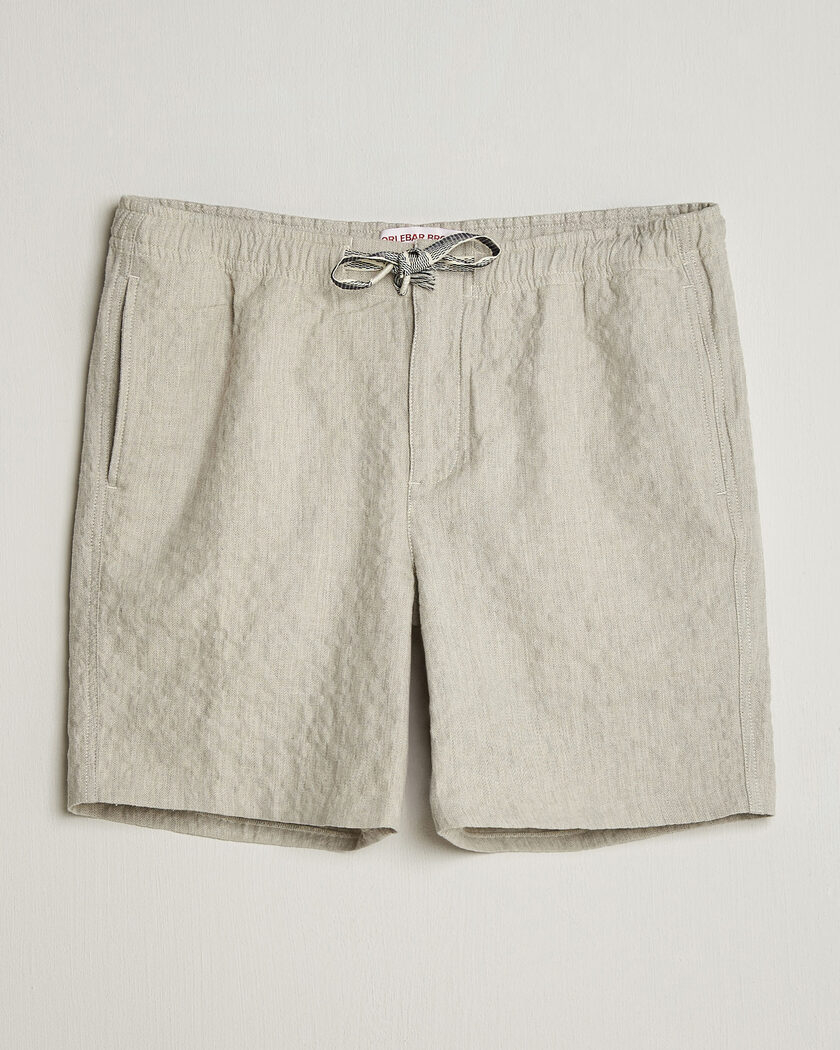 Orlebar Brown Alex Sereno Herringbone Shorts Light Dijon – Grijs
