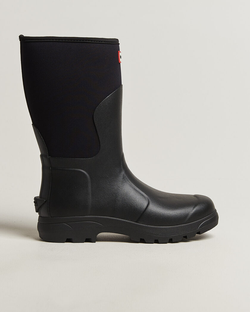 Hunter Boots Balmoral Neopren Short Boot Black – Zwart
