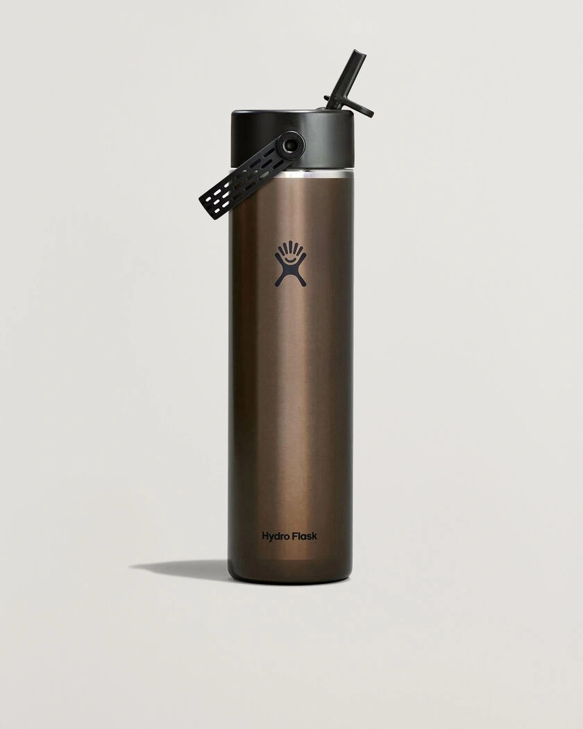 Hydro Flask Lightweight Flex Straw 24oz Bottle Obsidian – Marron