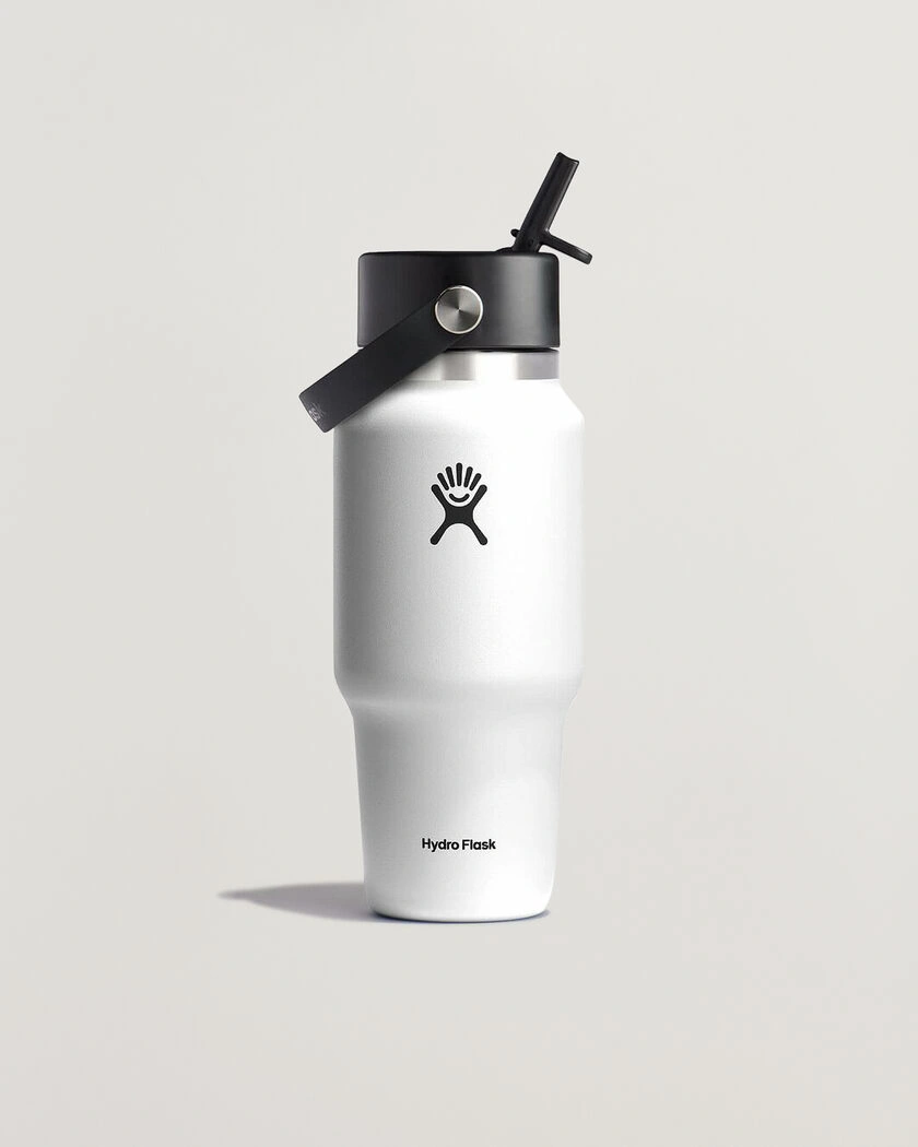 Hydro Flask Travel Bottle Flex Straw Cap 24oz White – Blanc