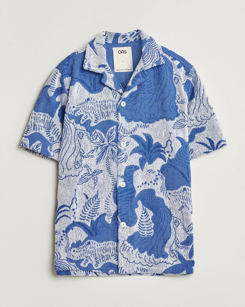 OAS Cuba Short Sleeve Shirt Mystea – Bleu