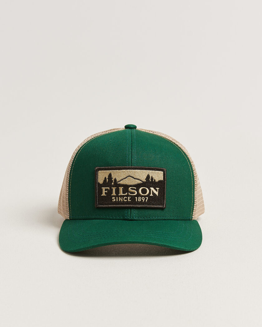 Filson Scenic Logger Mesh Cap Pine/Brown – Groen