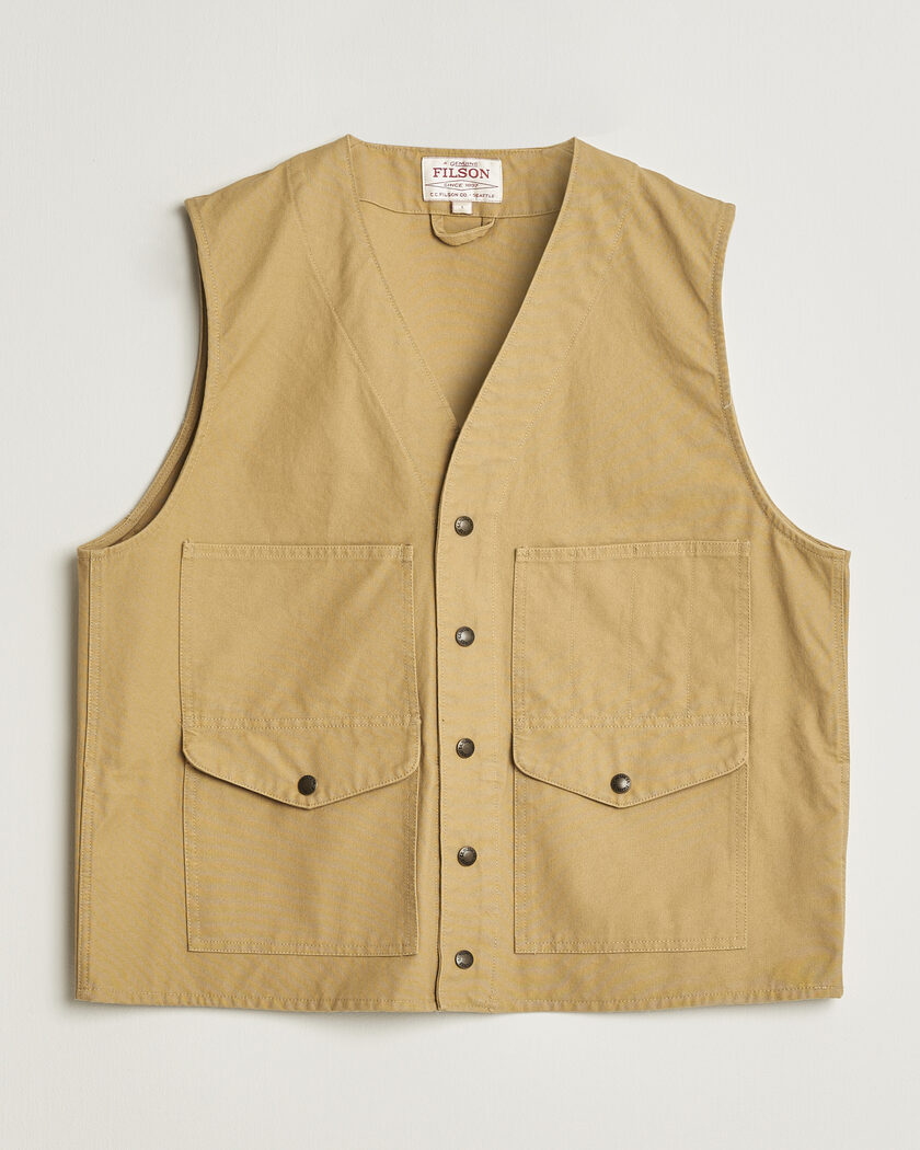 Filson Dry Tin Vest Tan – Beige