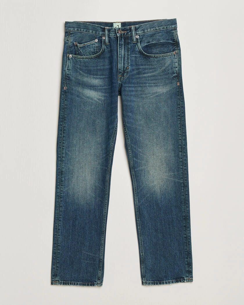 -1 Nordic Denim Regular Fit Jeans Dark Authentic – Bleu