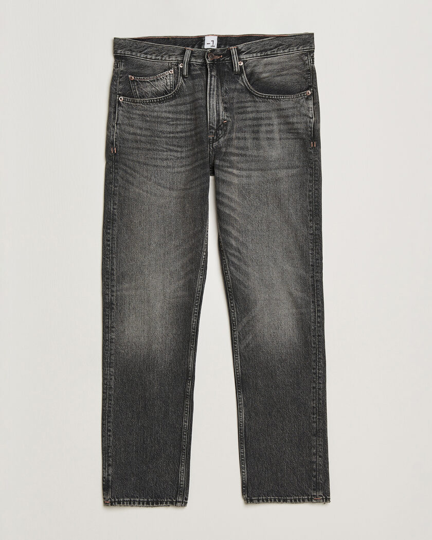 -1 Nordic Denim Regular Fit Jeans Thunderstorm Black Clean – Zwart