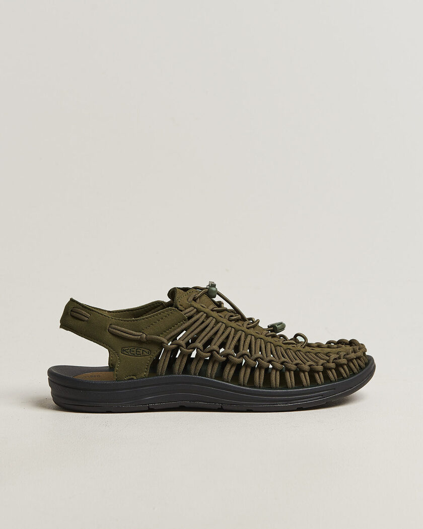 KEEN Uneek Sneaker Sandal Dark Olive – Vert