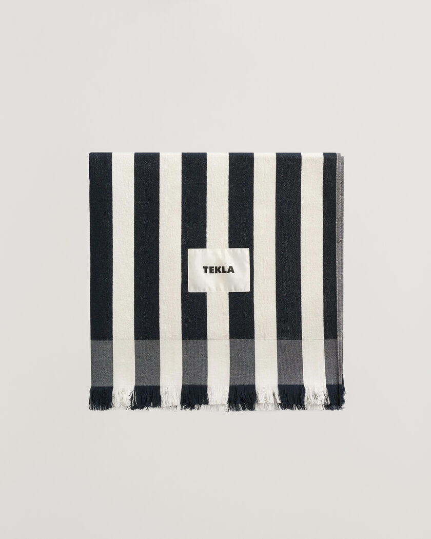 Tekla Organic Terry Beach Towel Cala Stripes – Meerkleurig