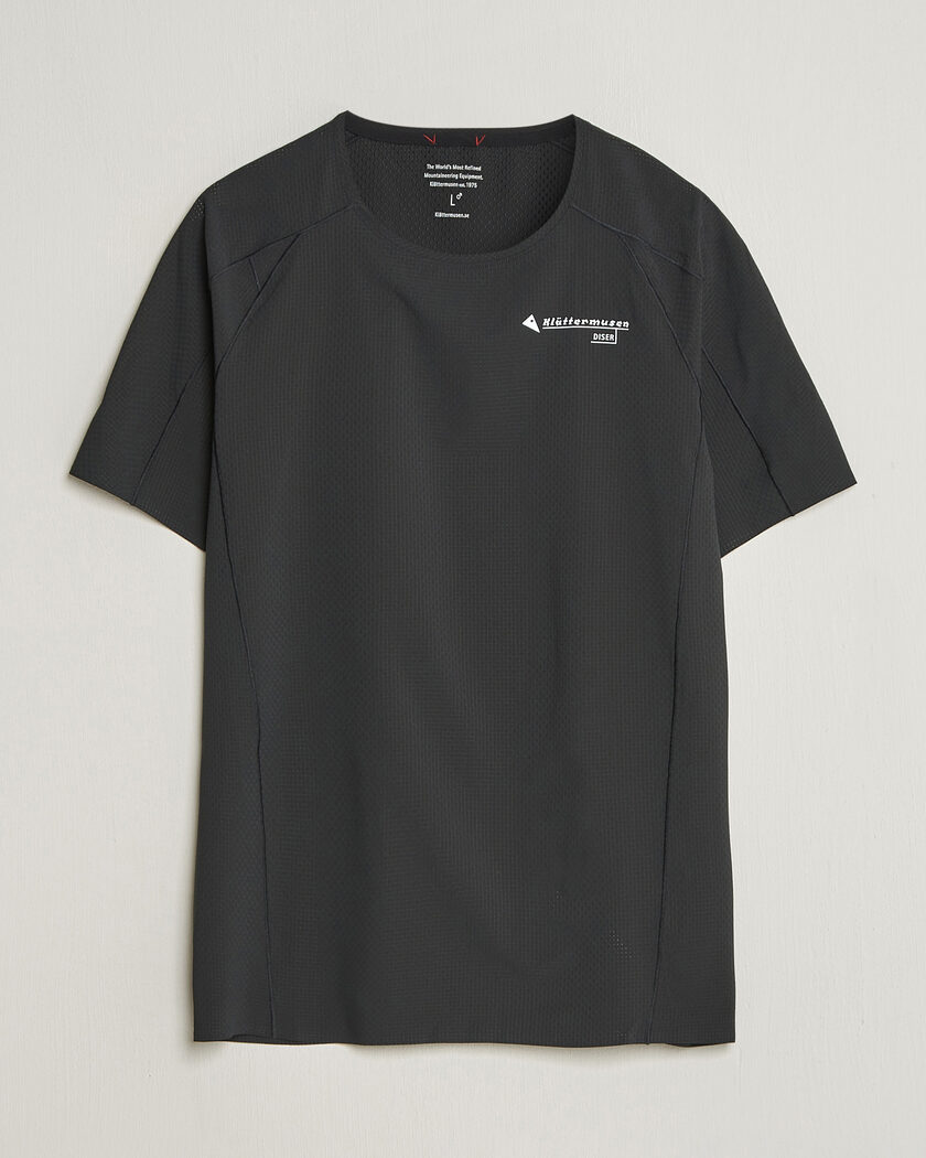 Klättermusen Diser Lightweight T-Shirt Black – Zwart