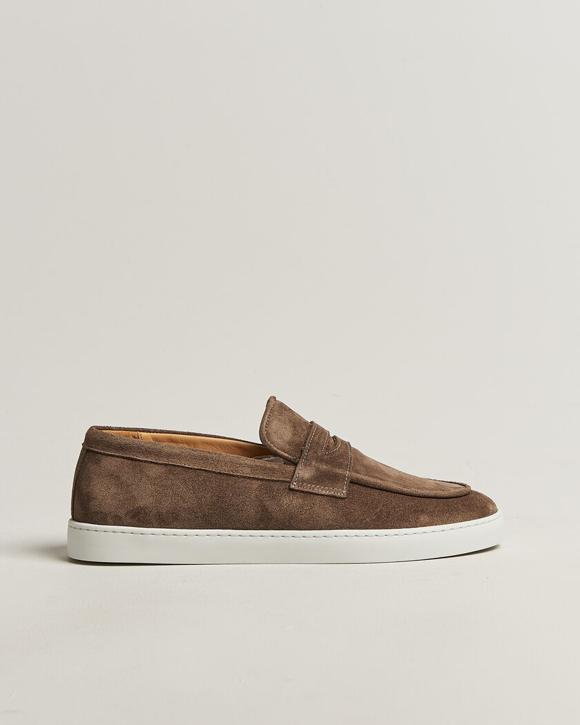 Fliteless Suede Penny Sneaker Light Brown – Marron