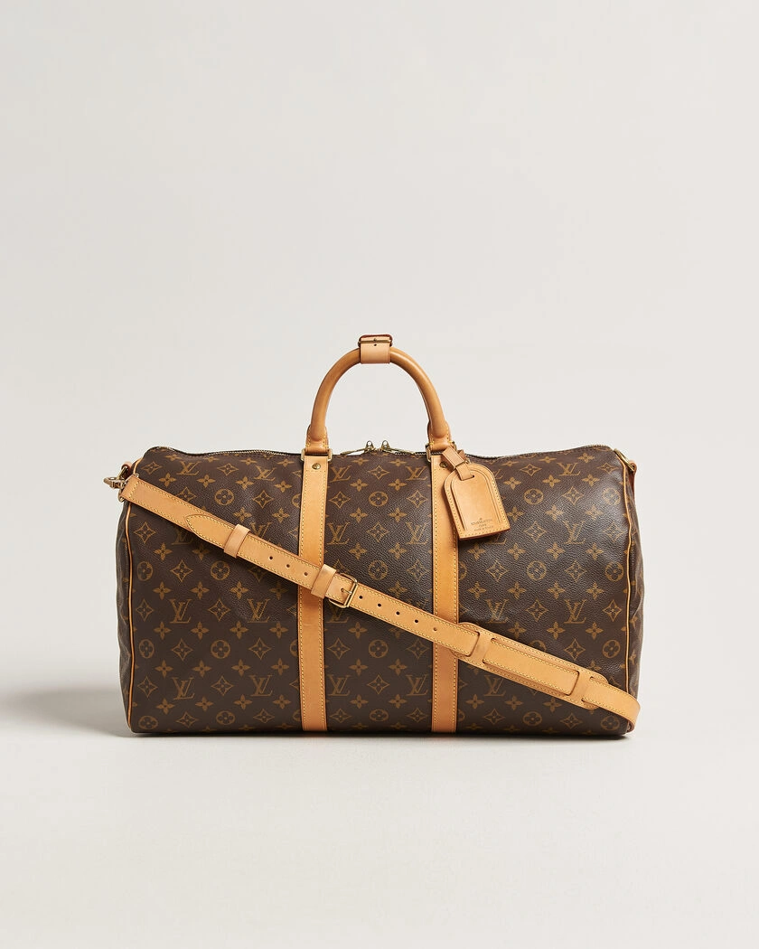 Louis Vuitton Pre-Owned Keepall Bandouliére 50 Monogram – Marron