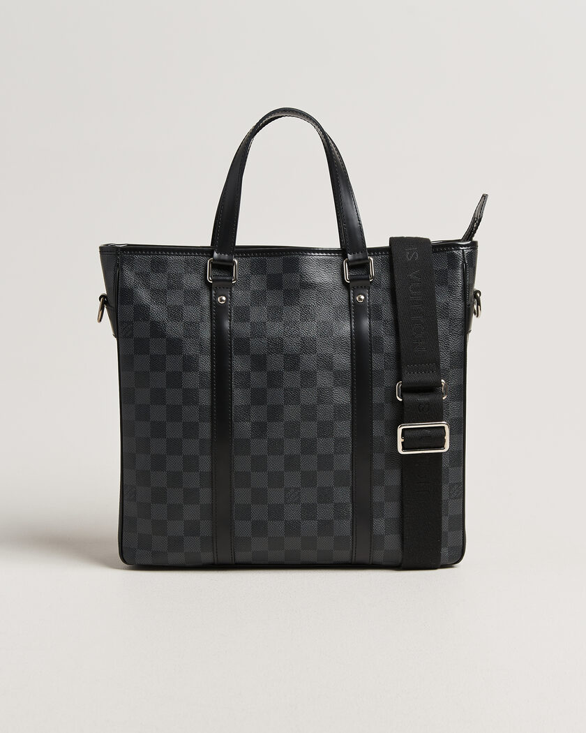 Louis Vuitton Pre-Owned Tadao Tote bag PM Damier Graphite – Grijs