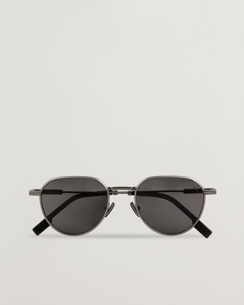 Zegna EZ0297 Sunglasses Gunmetal – Zwart