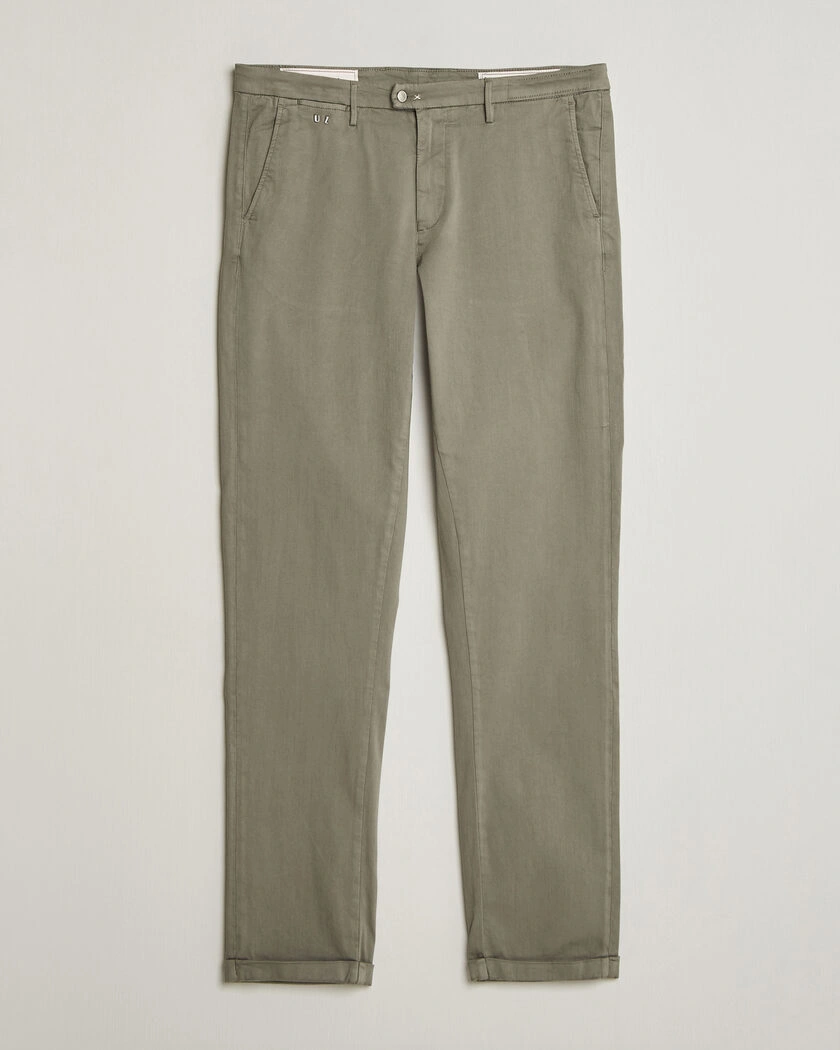 Tramarossa Luis Superstrech Cotton Chino Aloe – Vert