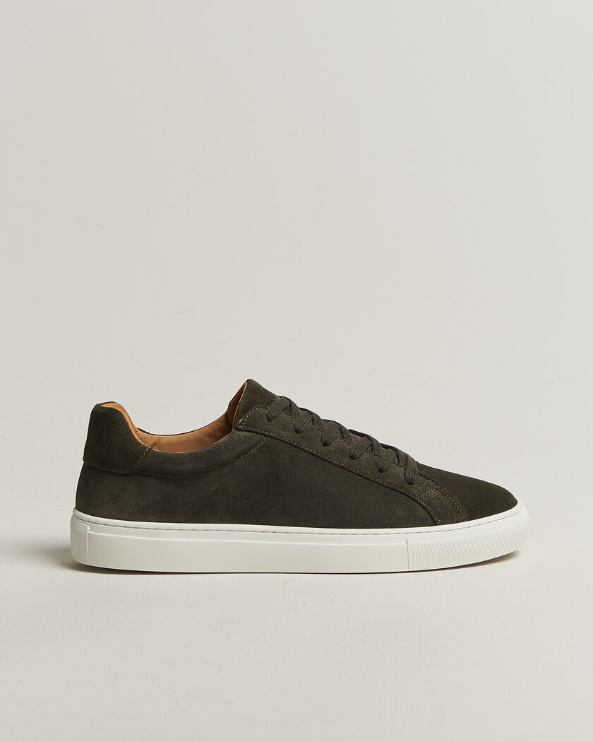 A Day's March Marching Suede Sneaker Olive – Groen