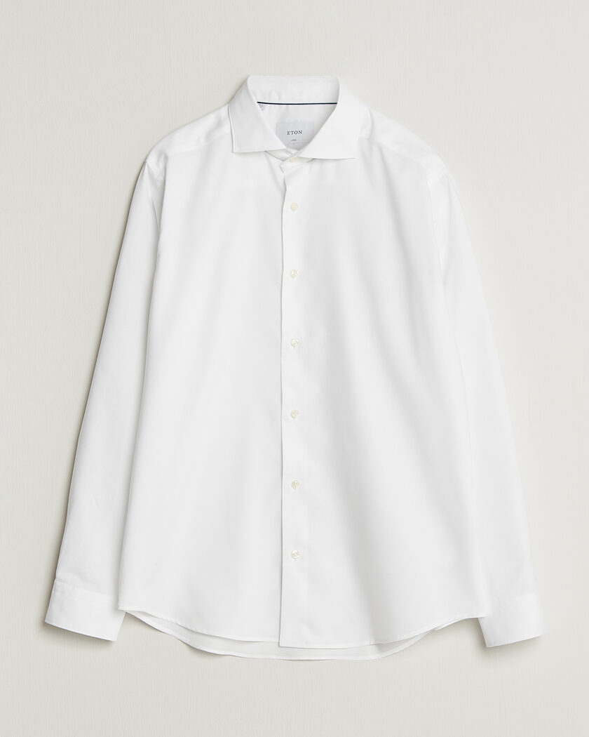Eton Casual Fit Signature Oxford Shirt White – Blanc