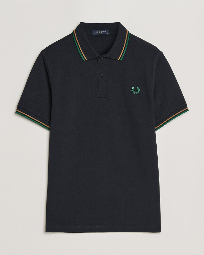 Fred Perry Twin Tipped Polo Shirt Navy – Blauw