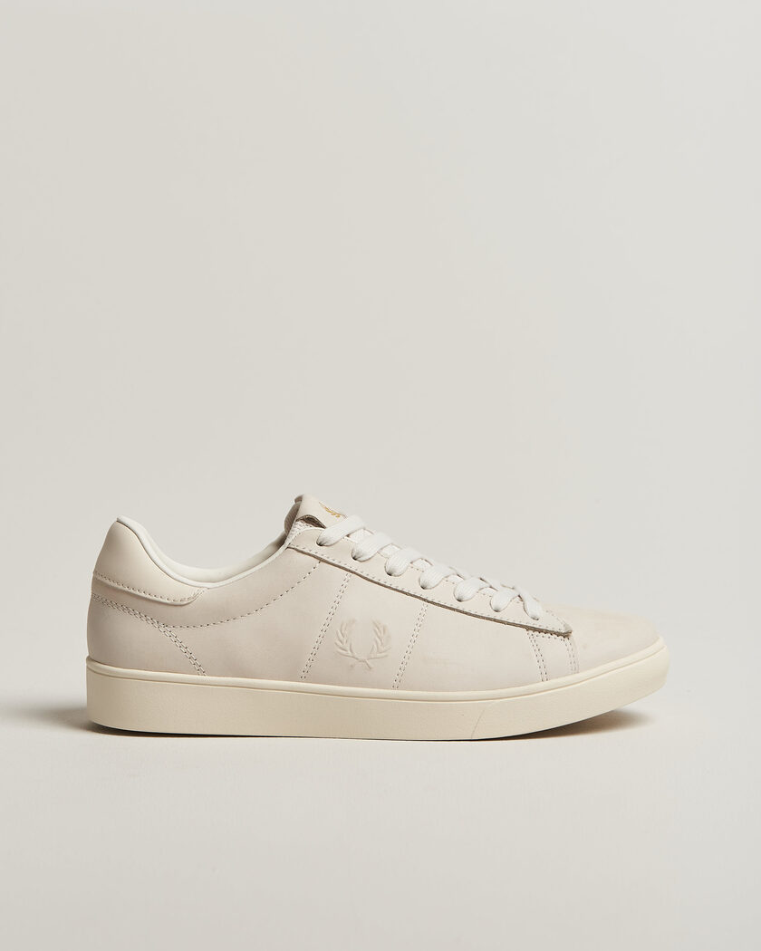 Fred Perry Spencer Nubuck Sneaker Snow White – Wit