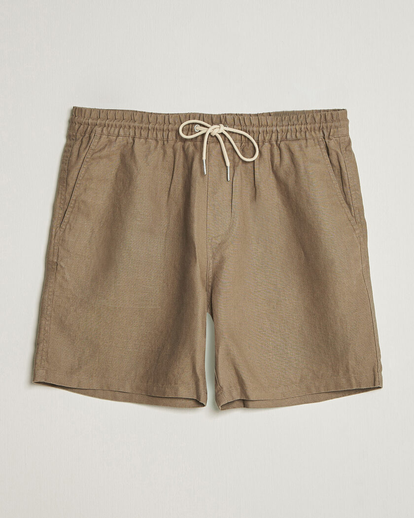 NN07 Gregor Linen Drawstring Shorts Clay Mirage – Bruin