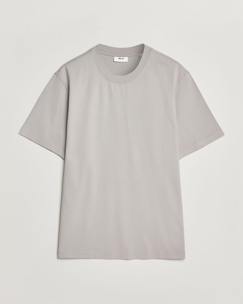 NN07 Adam Crew Neck T-Shirt Moon Dust – Grijs